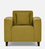 Meruit 1 Seater Sofa In Olive Green Colour In Colour