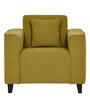 Meruit 1 Seater Sofa In Olive Green Colour In Colour