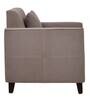 Meruit Fabric 1 Seater Sofa In Sandy Brown Colour