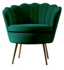 Mesa Barrel Chair in Green Colour