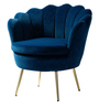 Mesa Barrel Chair In Navy Blue Colour