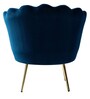Mesa Barrel Chair In Navy Blue Colour