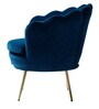 Mesa Barrel Chair In Navy Blue Colour