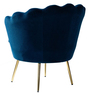 Mesa Barrel Chair In Navy Blue Colour