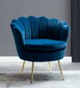 Mesa Barrel Chair In Navy Blue Colour