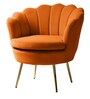 Mesa Barrel Chair In Orange Colour