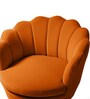 Mesa Barrel Chair In Orange Colour