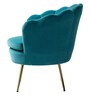 Mesa Barrel Chair In Turquoise Colour