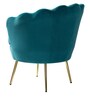 Mesa Barrel Chair In Turquoise Colour
