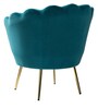 Mesa Barrel Chair In Turquoise Colour