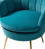 Mesa Barrel Chair In Turquoise Colour