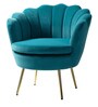Mesa Barrel Chair In Turquoise Colour