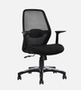 Rei Mid Back Ergonomic Chair in Black Colour