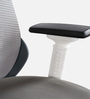 Gintoki High Back Ergonomic Chair in White Colour with Headrest