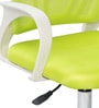 Mesh Breathable Mesh Kids Study Chair in Green Colour