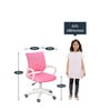 Mesh Study Chair in Pink