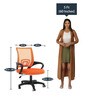 Citta Ergonomic Chair in Orange Colour
