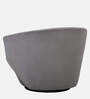Mess Velvet Swivel Barrel Chair in Grey Finish