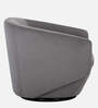 Mess Velvet Swivel Barrel Chair in Grey Finish