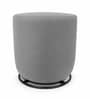 Mess Velvet Swivel Barrel Chair in Grey Finish
