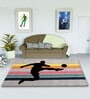 Multicolor Character Wool 3 ft x 5 ft Kids Carpet