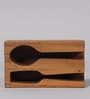 Messina Honey Brown Acacia Wood  Cutlery Holder