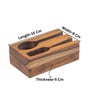 Messina Honey Brown Acacia Wood  Cutlery Holder