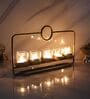 Metal & Glass Rectangular Tealight Holder