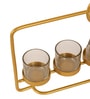 Metal & Glass Rectangular Tealight Holder