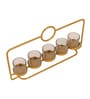 Metal & Glass Rectangular Tealight Holder