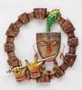 Iron Lord Krishna Wall Art In Brown