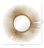Gold Metal Contemporary Decorative Mirror