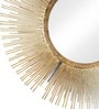 Gold Metal Contemporary Decorative Mirror
