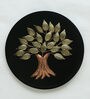 Iron And Mdf Wood Framed Tree Wall Art In Gold