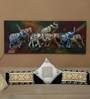Iron And Mdf Wood Group Of Elephant Wall Art With LED In Multicolour