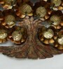 Iron Decorative Tree Metal Wall Art With LED In Gold