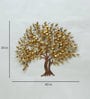 Arctick Iron Decorative Tree Wall Art In Gold