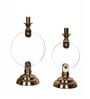 Metal Aura Alight Golden Candle Stand