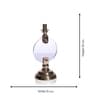 Metal Aura Alight Golden Candle Stand