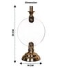 Metal Aura Alight Golden Candle Stand