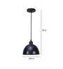 Lorenzo Black Metal Hanging Light
