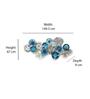 Coral Reef Blue Metal Wall Decor