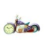 Metal Blue Colour Bike Wall Clock