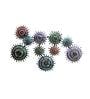Metal Chakra Backlight Wall Art With LED In Multicolour