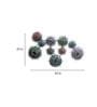 Metal Chakra Backlight Wall Art With LED In Multicolour