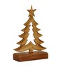 Aluminium Christmas Tree With Wooden Base