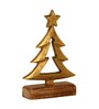 Aluminium Christmas Tree With Wooden Base