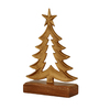 Aluminium Christmas Tree With Wooden Base