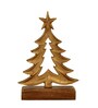 Aluminium Christmas Tree With Wooden Base