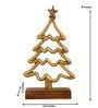 Aluminium Christmas Tree With Wooden Base